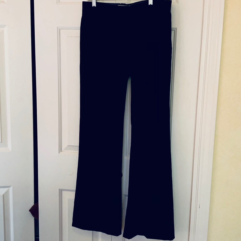 Banana Republic Logan Fit Size 4 Black Trouser